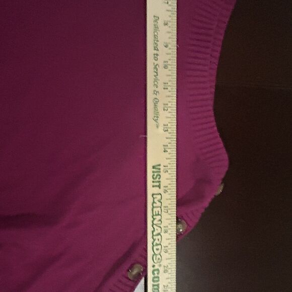 The Limited Y2K Magenta Button Shoulder Sweater Size Small Vintage Retro - Picture 5 of 13